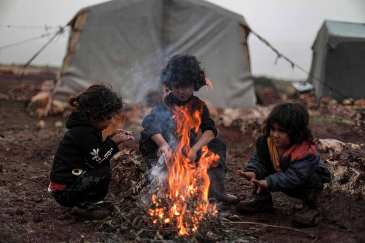 « Mes enfants ont froid » : le rude hiver des déplacés syriens