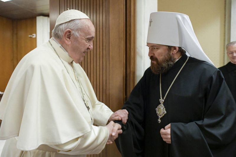 rencontre du pape avec les journalistes