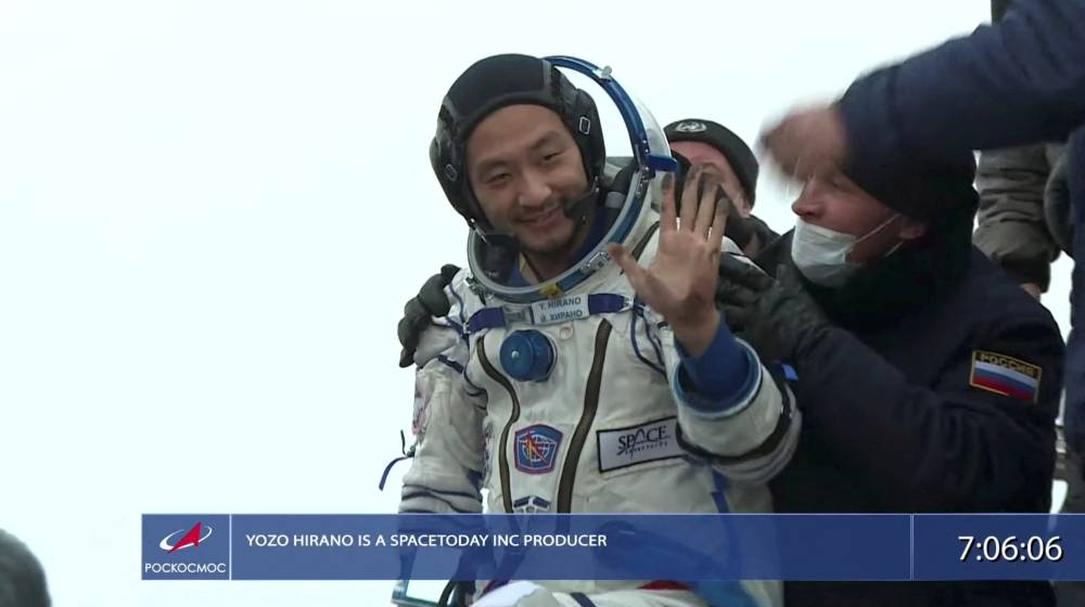 Retour sur Terre des deux touristes japonais après 12 jours sur l'ISS Retour sur Terre des deux touristes japonais après 12 jours sur l'ISS