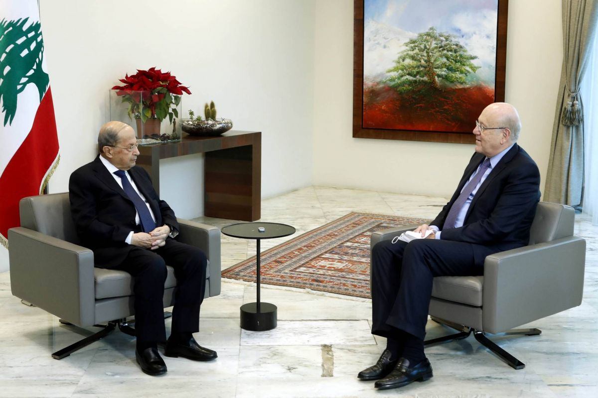 Reçu par Aoun, Mikati ne se prononce pas publiquement au sujet du dialogue national