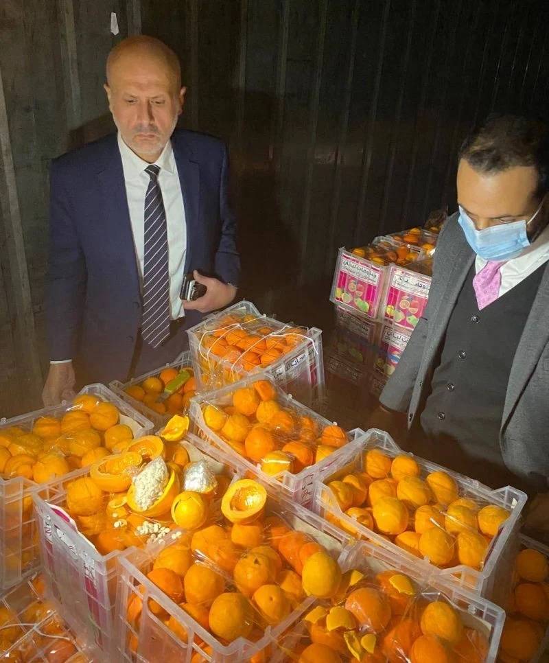 Customs at Beirut port intercepts shipment of oranges hiding 9 million captagon pills