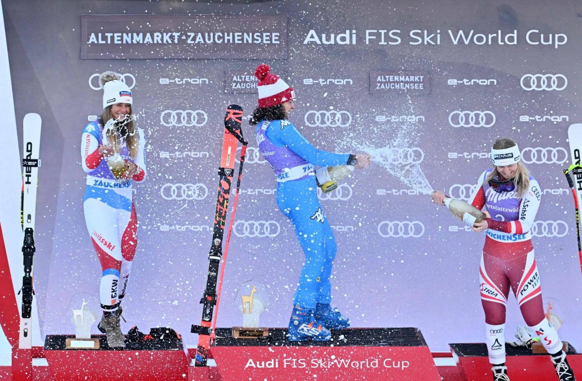 Brignone remporte le super-G de Zauchensee