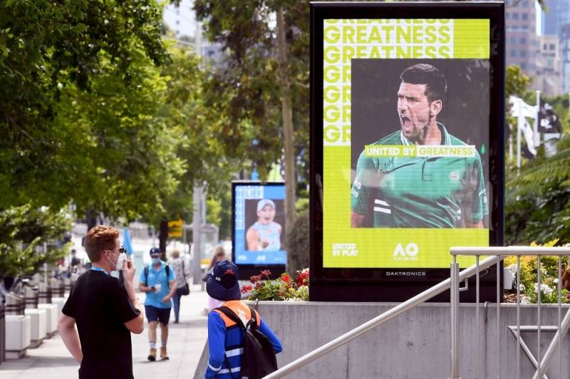 Djokovic s'entraîne à l'Open d'Australie, sa participation toujours en suspens