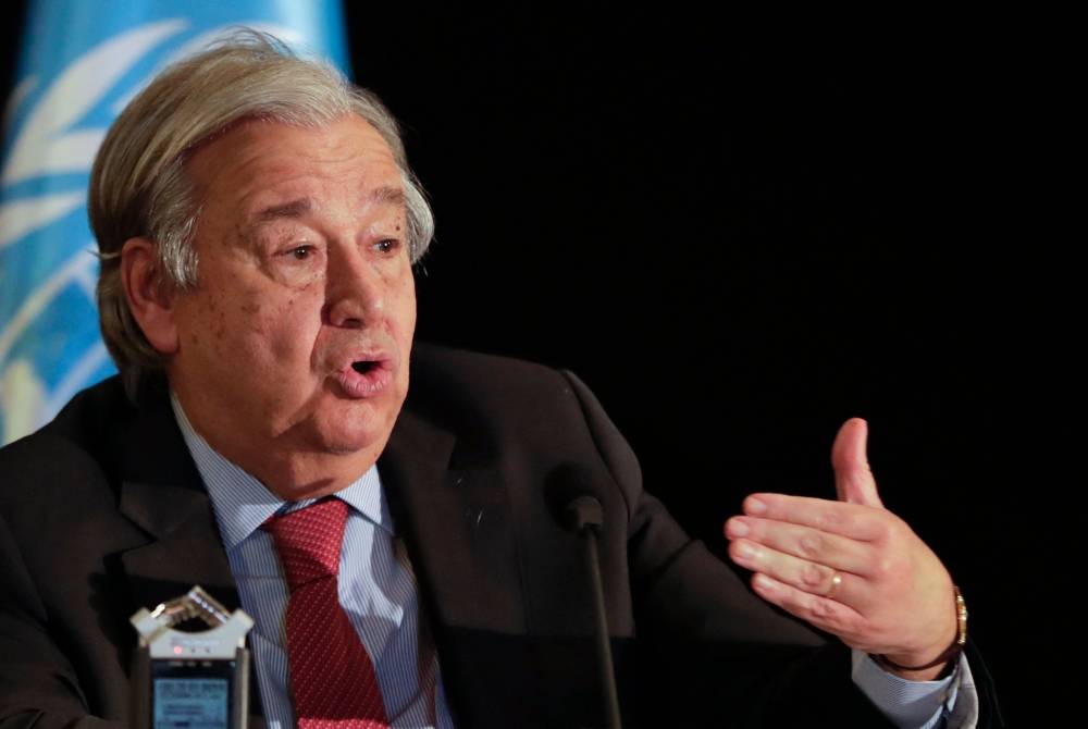 Le chef de l'ONU 
