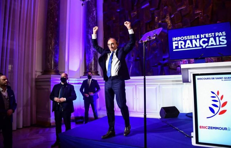 Le candidat d'extrême droite à la présidentielle Zemmour condamné pour provocation à la haine