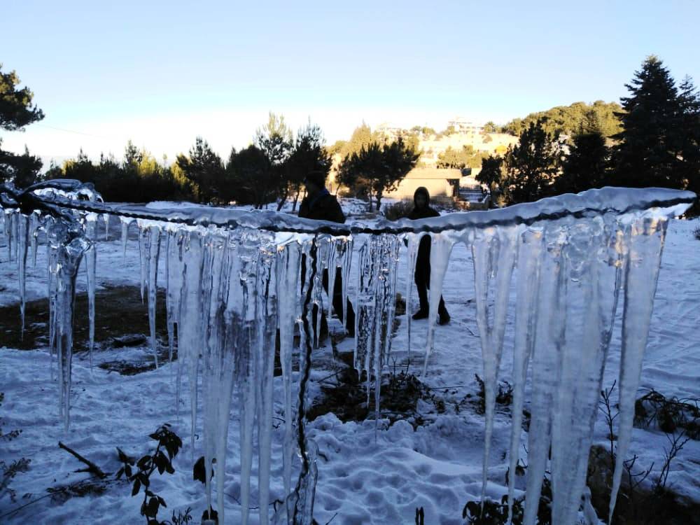 Le Akkar gelé dans tous les sens du terme