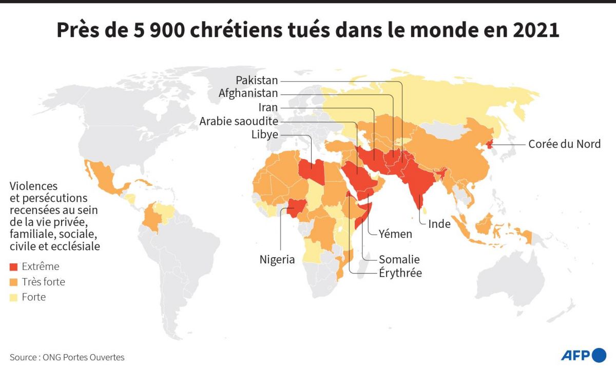 Plus de 360 millions de chrétiens persécutés dans le monde