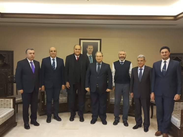 Une délégation aouniste à Damas