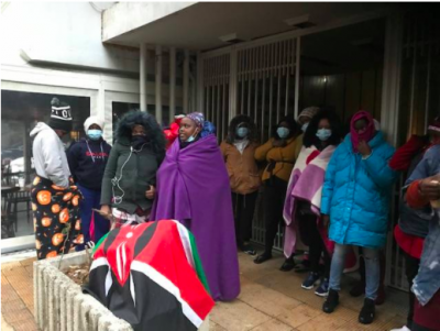 Kenyan domestic workers will fly home soon after spending weeks in the streets