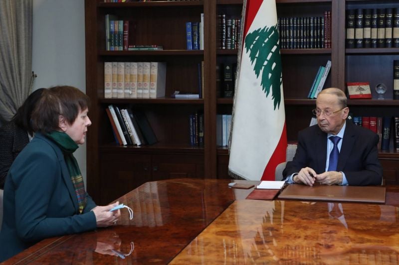Agression contre la Finul :  Aoun annonce à Wronecka l'ouverture d'une enquête