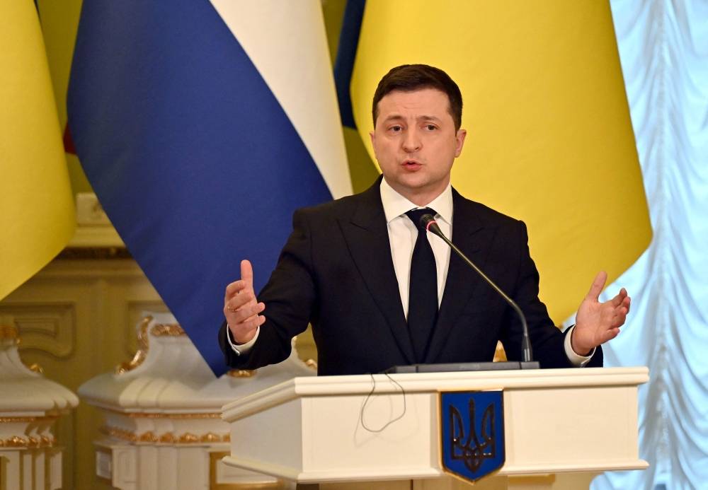 Le président Zelensky ne veut 