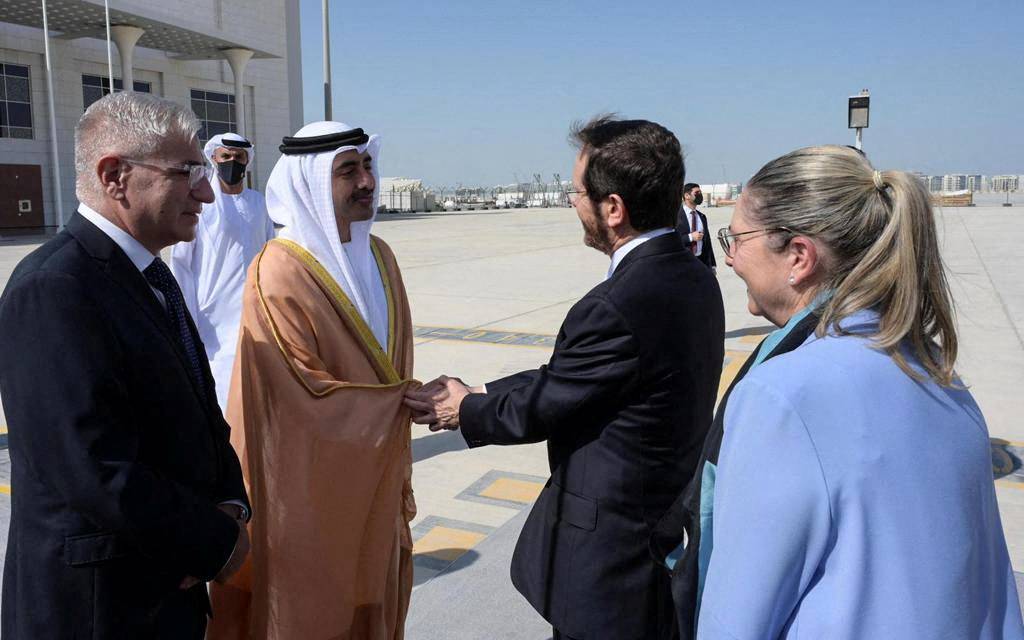 Première visite d'un président israélien aux Emirats arabes unis