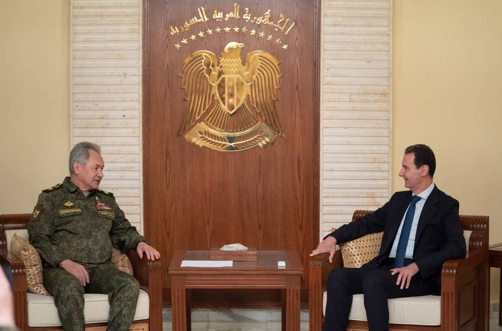 Le ministre russe de la Défense en Syrie pour rencontrer Assad et inspecter une base russe