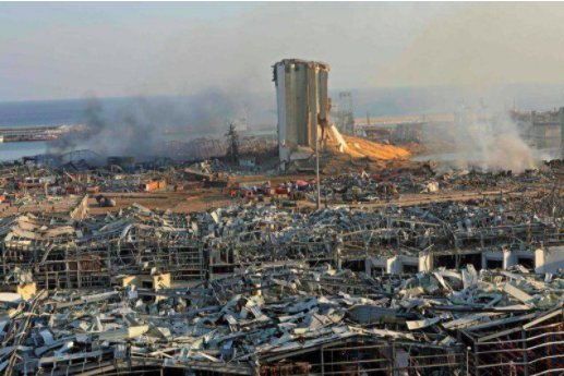 Beirut blast victims' families burn tires outside Justice Palace demanding resumption of Bitar's probe