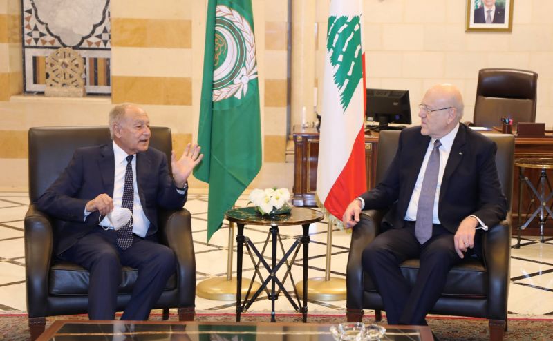 Mikati reçoit le secrétaire général de la Ligue arabe