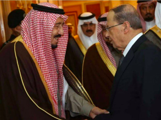 Aoun expresses wishes to end Gulf rift in letter to Saudi king