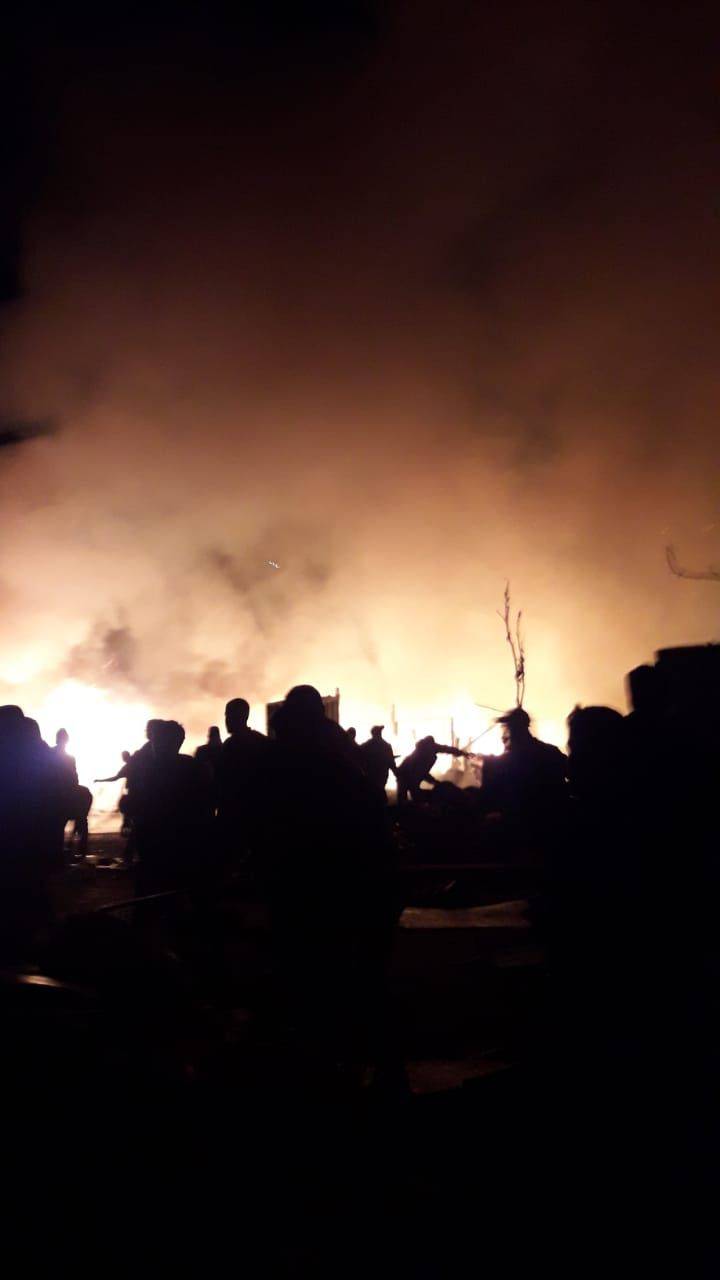 Fire breaks out in Bekaa Syrian refugee camp