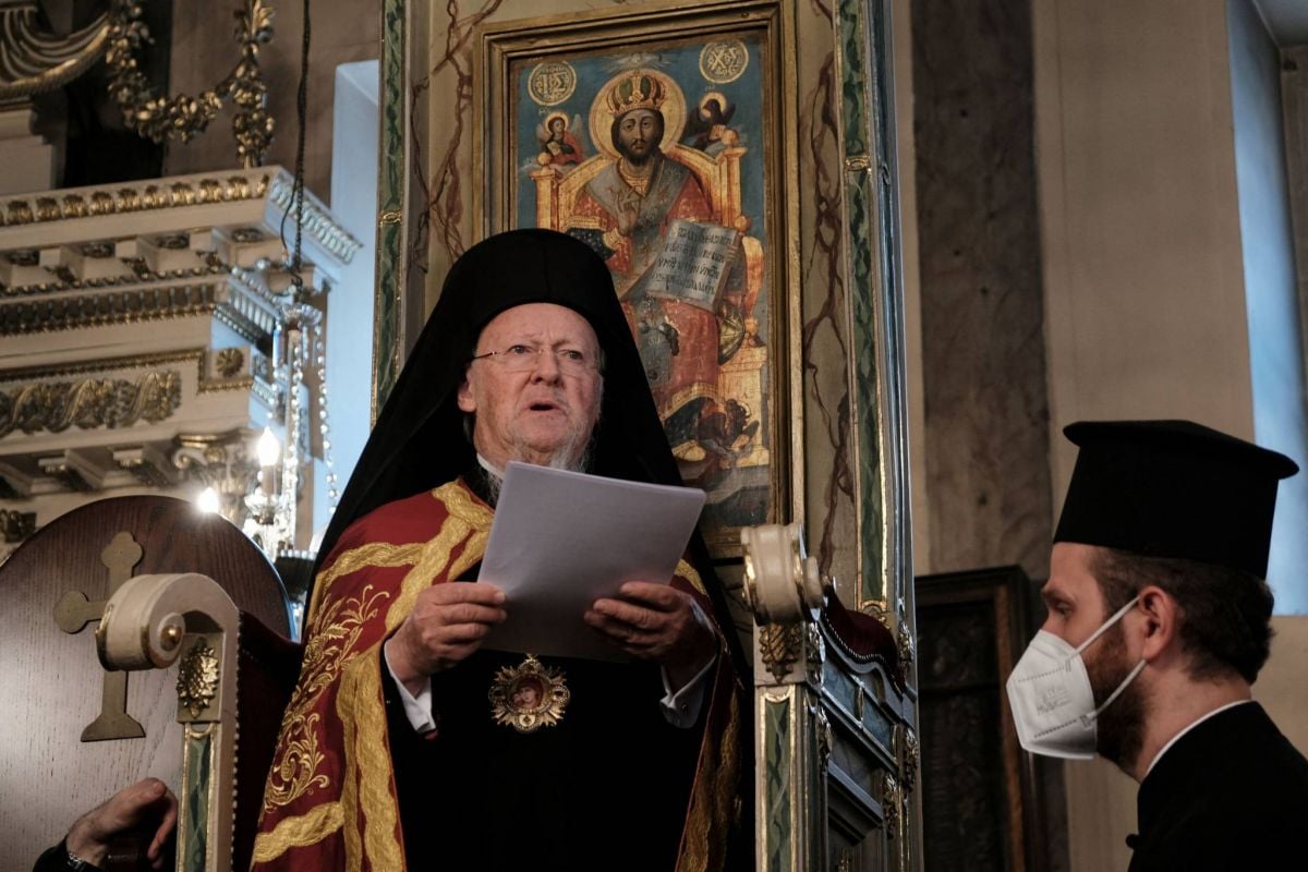 Le patriarche de Constantinople : 