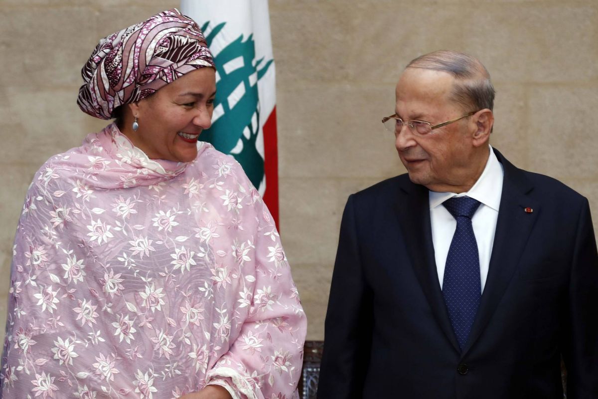 Le Liban a besoin des aides internationales, dit Aoun à la vice-secrétaire générale de l'ONU