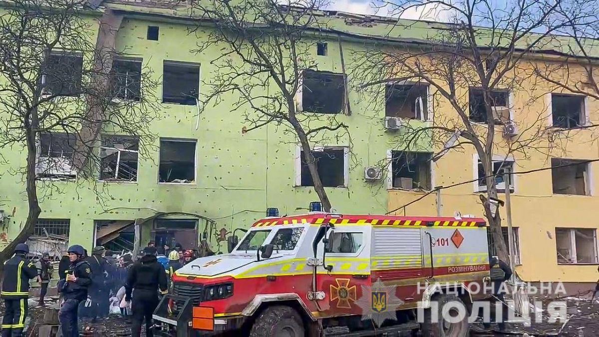 Trois personnes dont une fillette tuées à l'hôpital pédiatrique de Marioupol