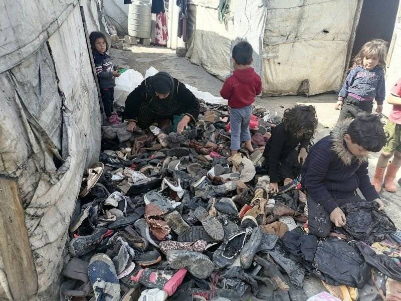 Tempêtes, pluie, neige : le calvaire annuel des réfugiés syriens contre les éléments Tempêtes, pluie, neige : le calvaire annuel des réfugiés syriens contre les éléments