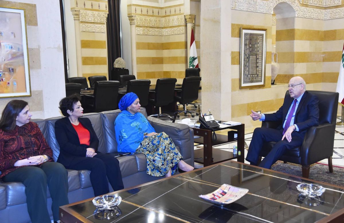 Mikati demande à l'ONU d'aider le Liban à préserver sa sécurité alimentaire