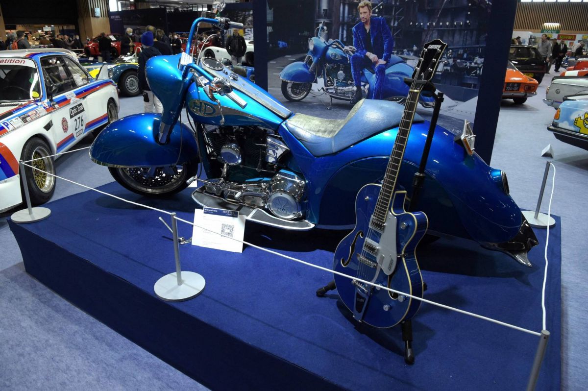 Une Harley-Davidson de Johnny Hallyday bat un record