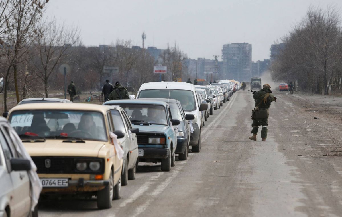Combats dans le centre-ville de Marioupol