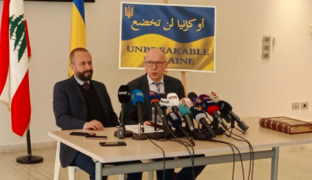 Ukrainian ambassador gives update on Lebanese students, grain imports after Russian invasion