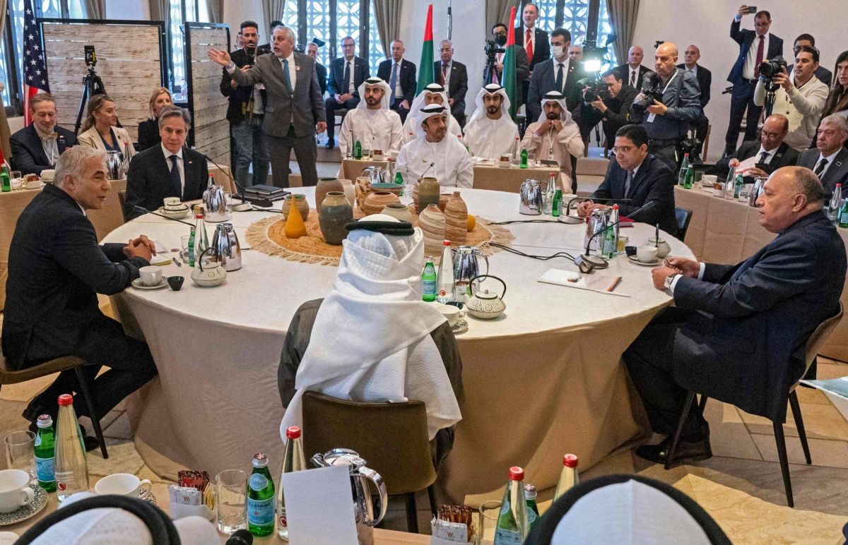 Rencontre inédite en Israël entre Antony Blinken et des ministres arabes Rencontre inédite en Israël entre Antony Blinken et des ministres arabes