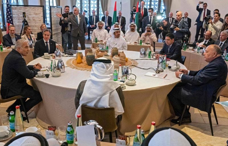 Rencontre inédite en Israël entre Antony Blinken et des ministres arabes