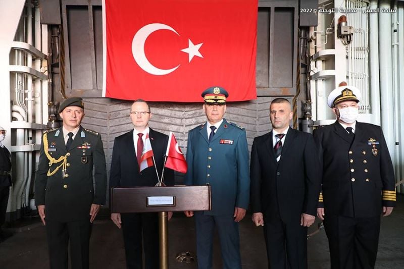 L'armée reçoit près de 80 tonnes d'aide alimentaire turque