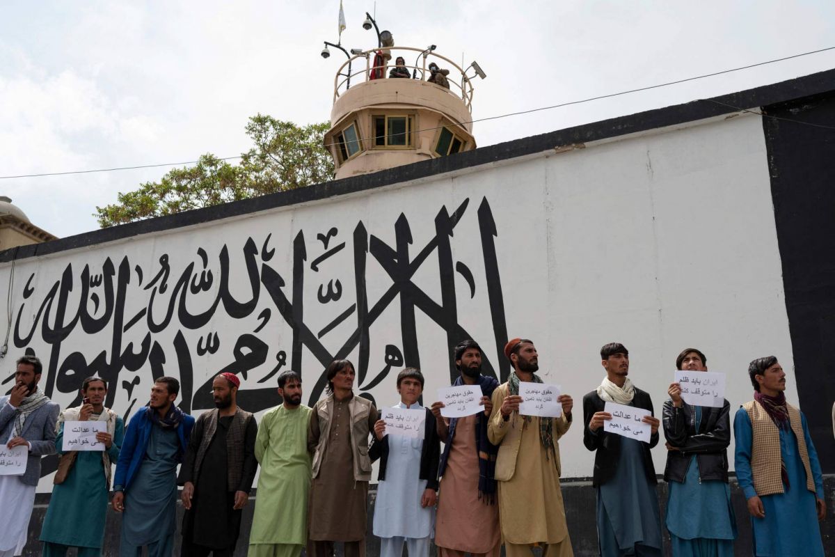 Nouvelle manifestation contre l'Iran, à Kaboul
