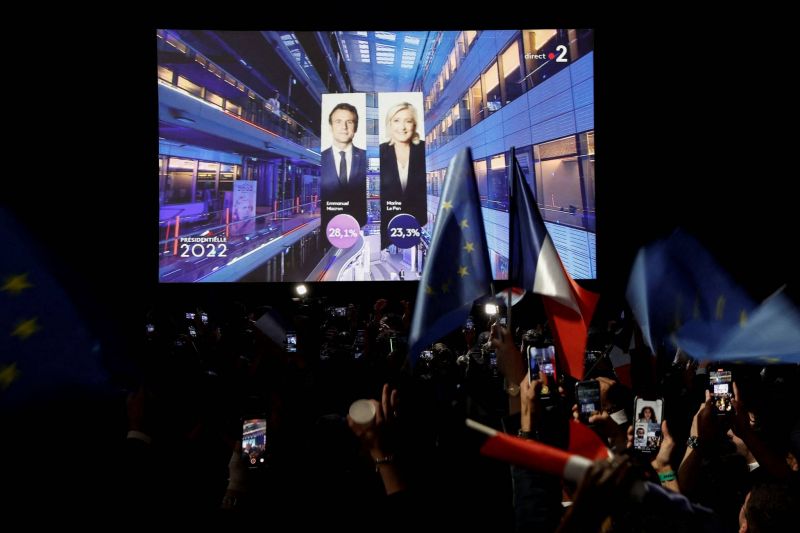 Macron et Le Pen au second tour, comme en 2017