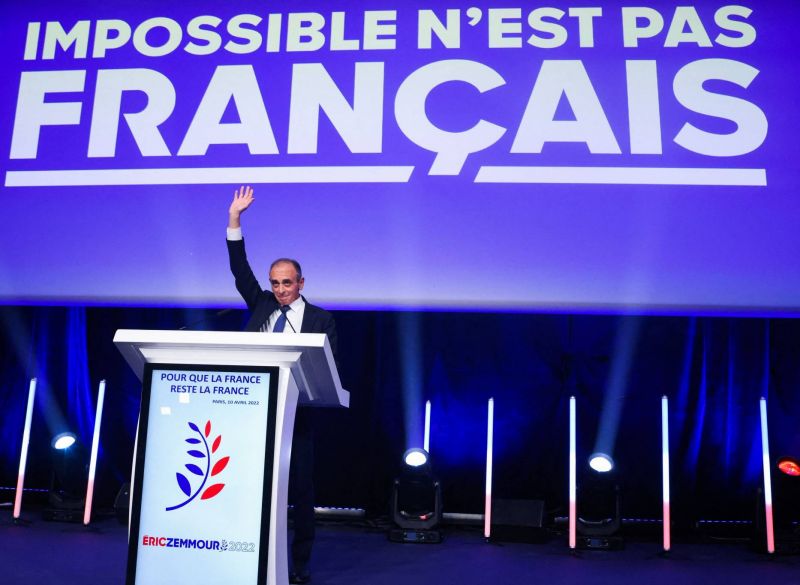 Eric Zemmour appelle à voter Marine Le Pen au second tour de la présidentielle