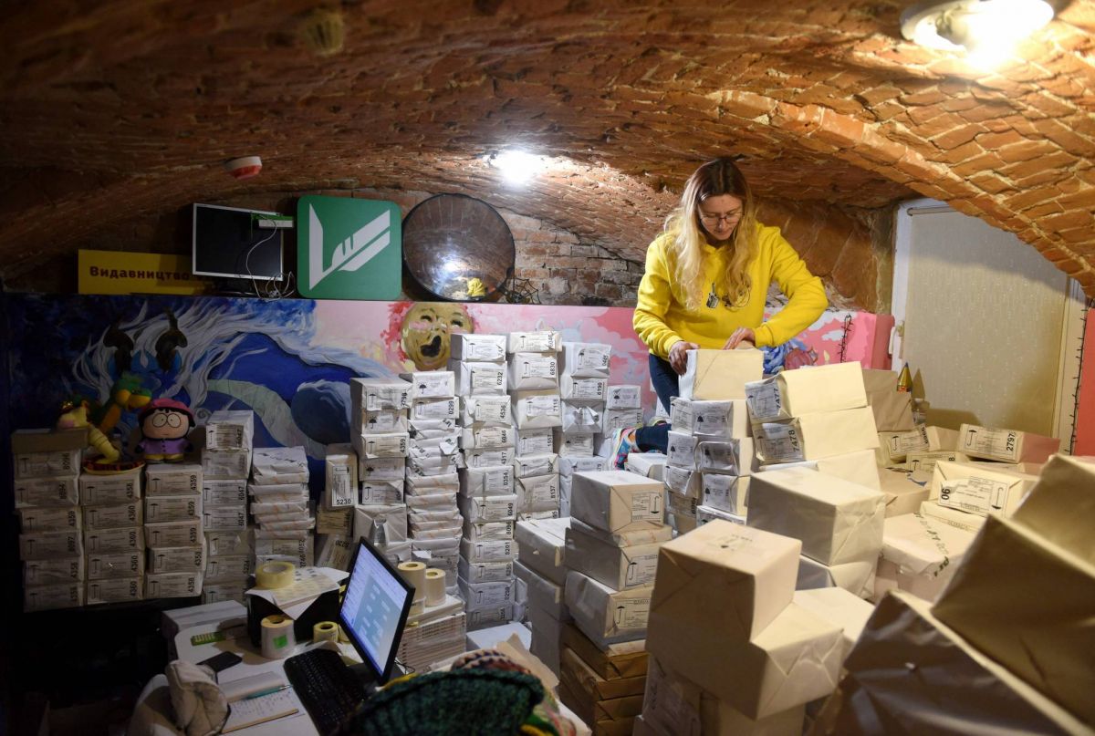 Une libraire de Lviv sauve des livres pour enfants menacés par la guerre