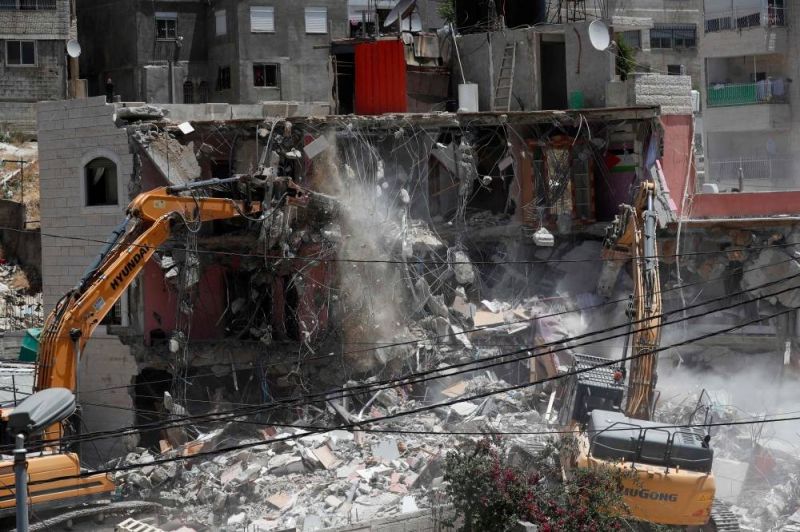 Israël démolit un immeuble palestinien, 35 personnes à la rue