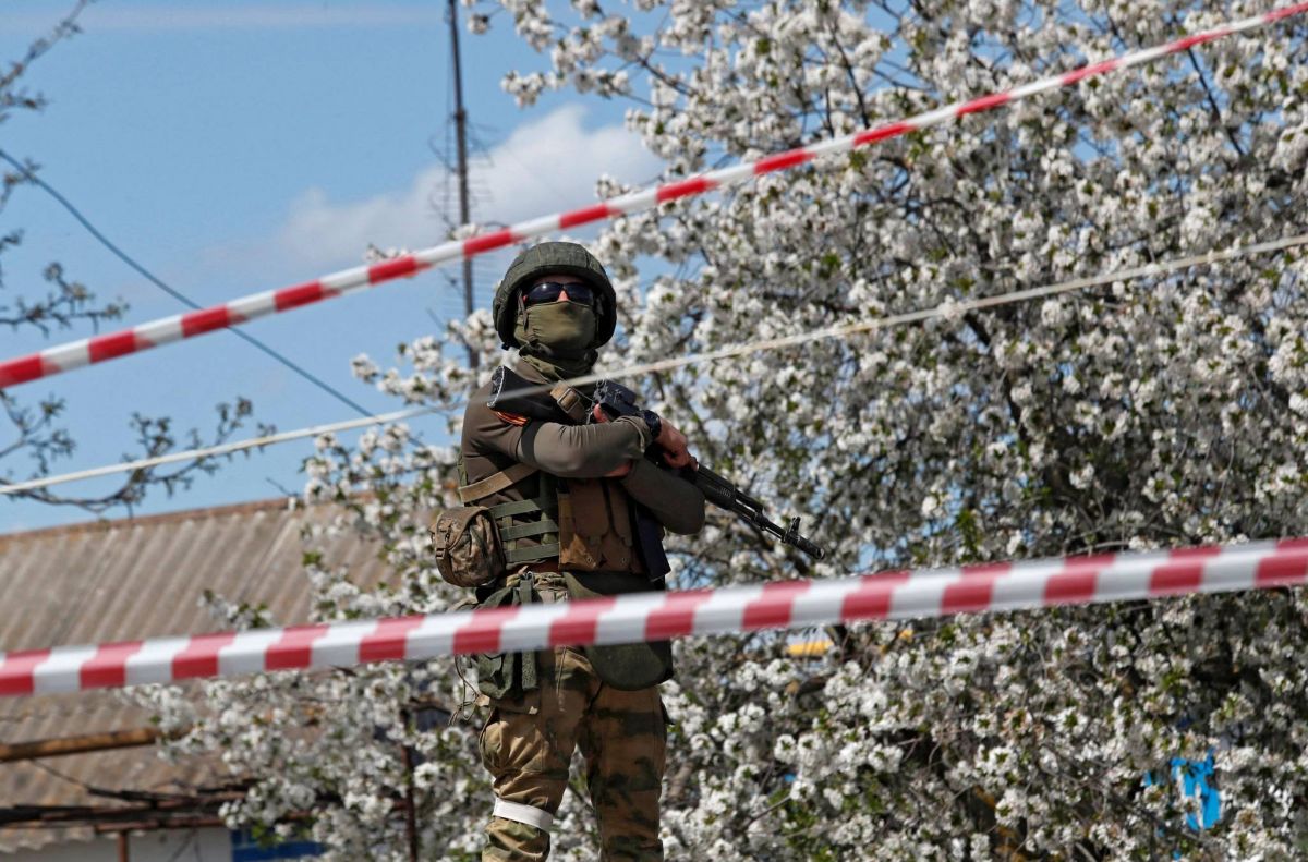 Incendie d'une structure de l'armée près de la frontière ukrainienne