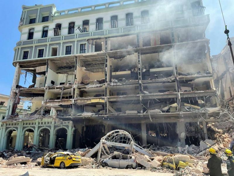 Explosion d'un hôtel : nouveau bilan de 25 morts, une victime espagnole