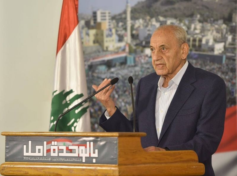 Législatives libanaises : Berry appelle au dialogue