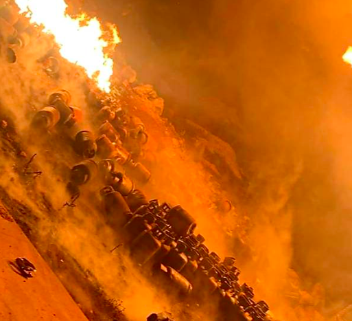 Gas cylinder explosion in North Lebanon