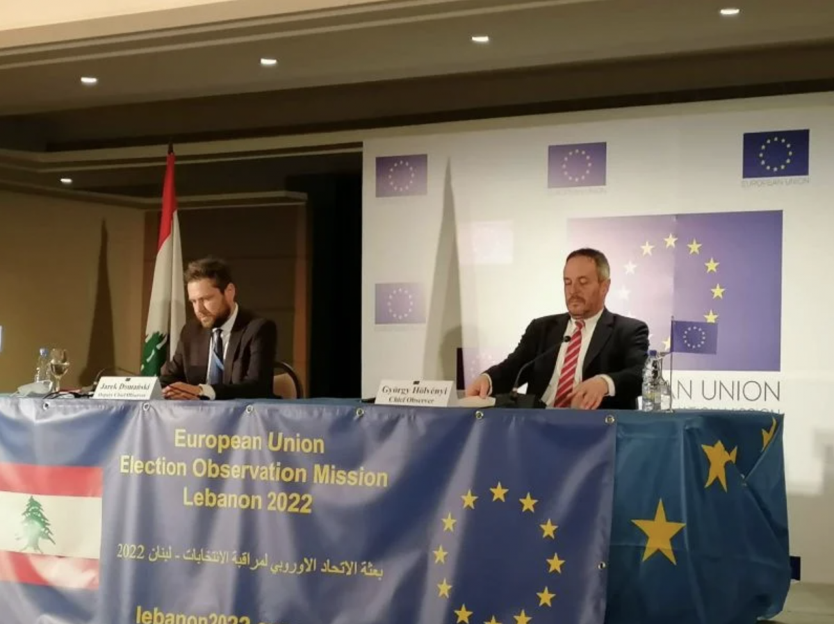 EU chief observer Hölvényi says results are 