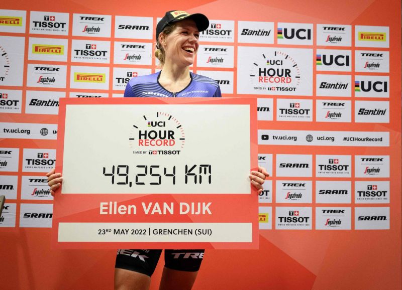 Ellen van Dijk bat le record de l’heure féminin