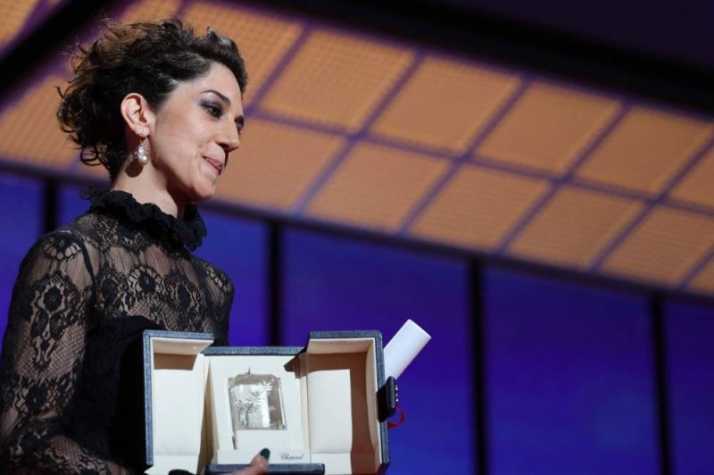 L'Iranienne Zar Amir Ebrahimi remporte le prix d'interprétation féminine