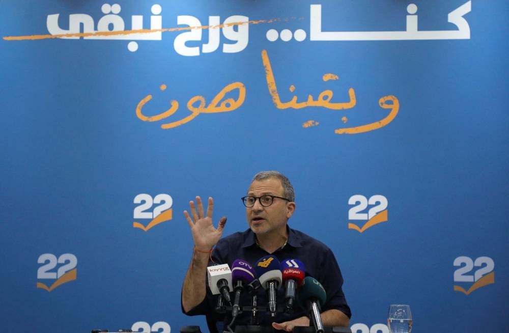 Elias Bou Saab est notre candidat à la vice-présidence de la Chambre, annonce Bassil Elias Bou Saab est notre candidat à la vice-présidence de la Chambre, annonce Bassil