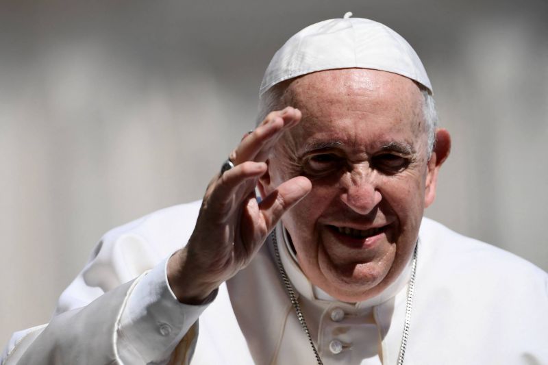 Le pape s'élève contre le blocage des exportations de céréales