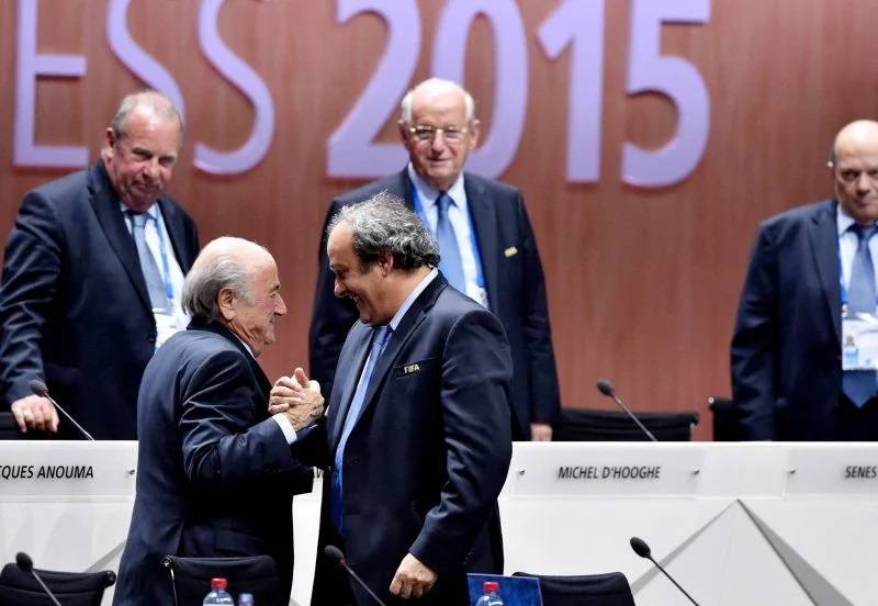 Prison avec sursis requise contre Platini et Blatter