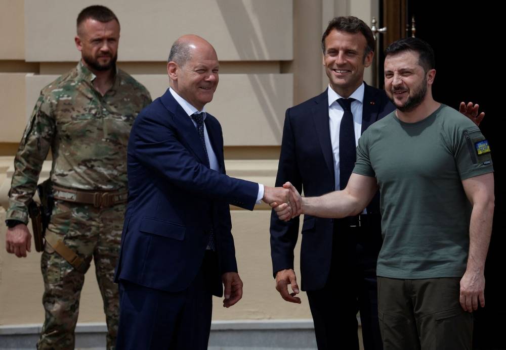 Scholz, Macron, Draghi en Ukraine : le Kremlin juge 