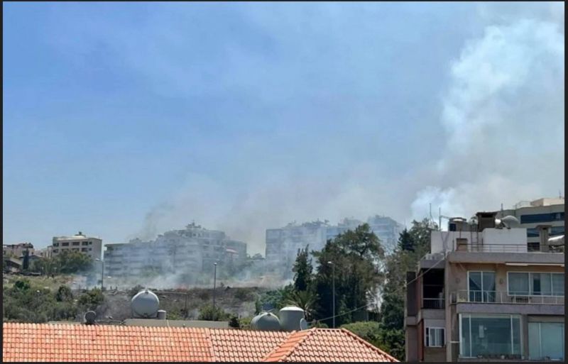 Blaze is subdued in Beirut’s south-eastern suburbs Friday