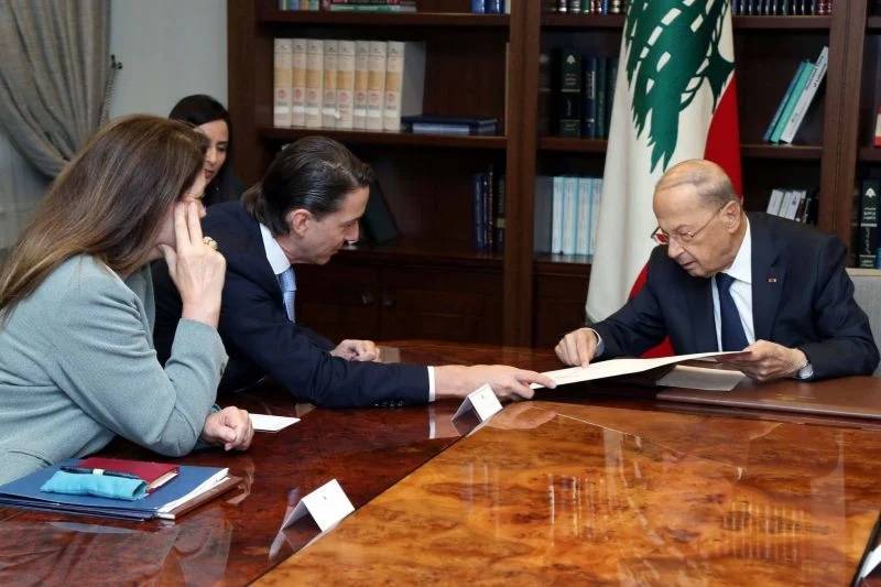 Aoun says he has responded to Hochstein's maritime border proposal